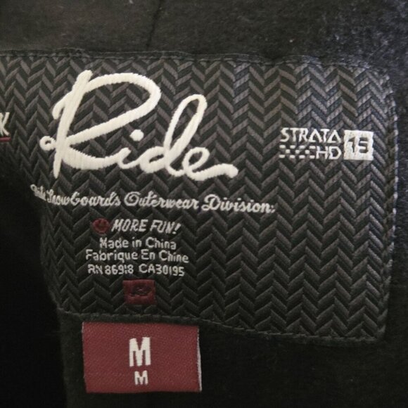 Ride Leschi Slim Fit Snowboard Shell Pants Toasted White Size M - Picture 9 of 12